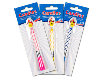 Verjaardagskaarsjes met Muziek - per stuk