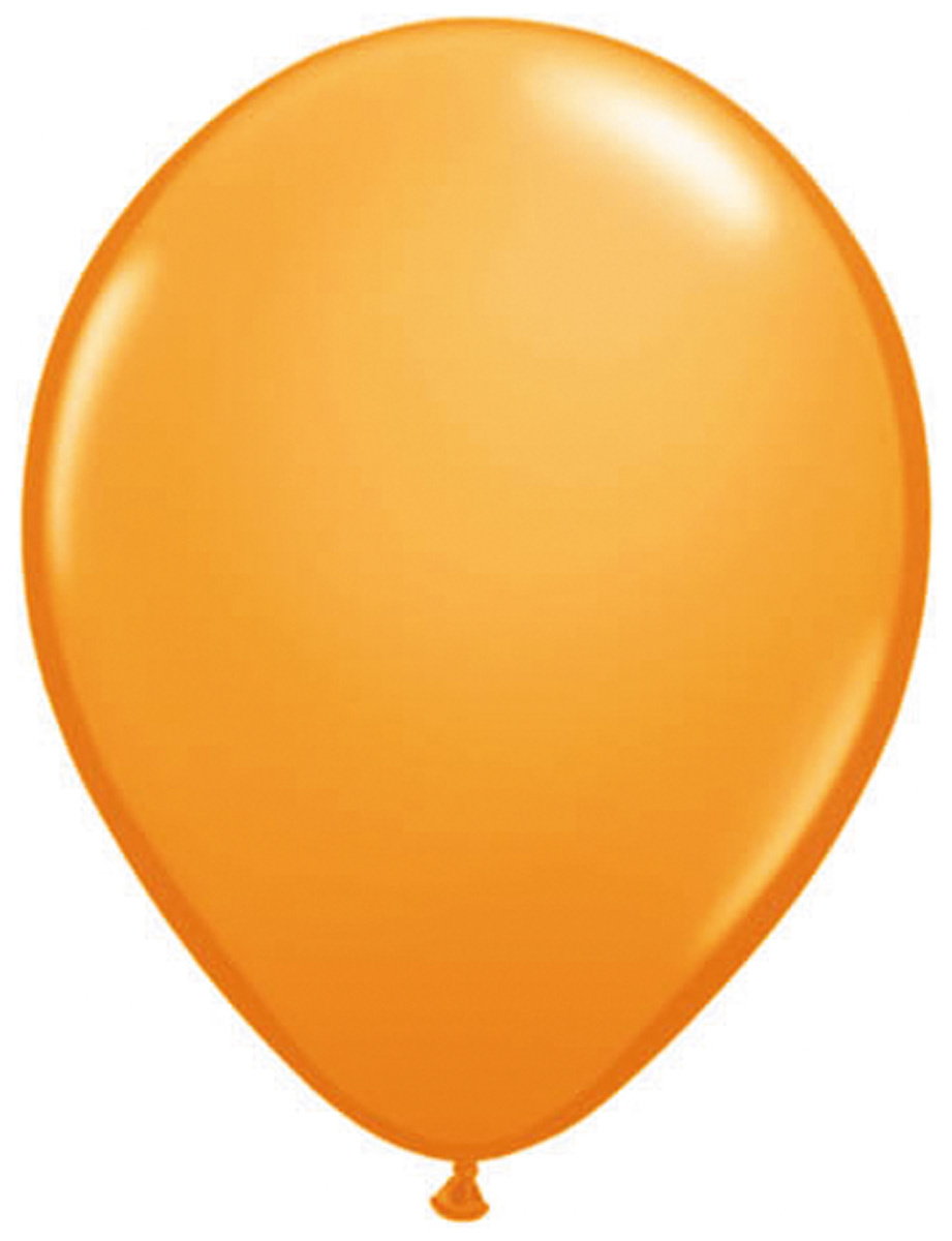 Folatex Ballonnen Metallic Oranje 30cm - 10 stuks