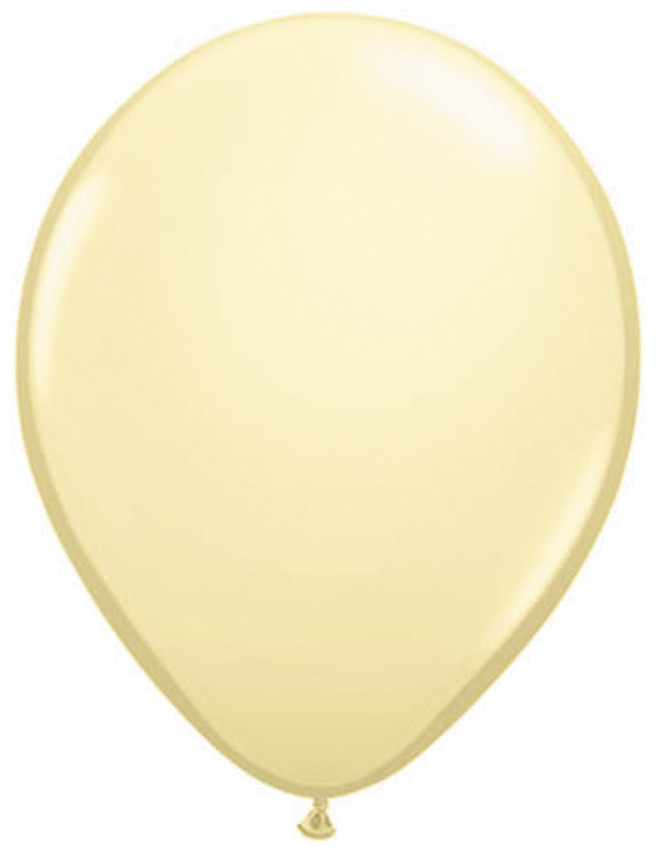 Folatex Ballonnen Metallic Ivoor 30cm - 10 stuks