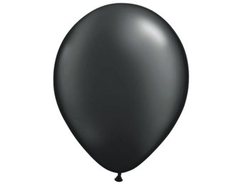 Folatex Ballonnen Metallic Zwart 30cm - 10 stuks