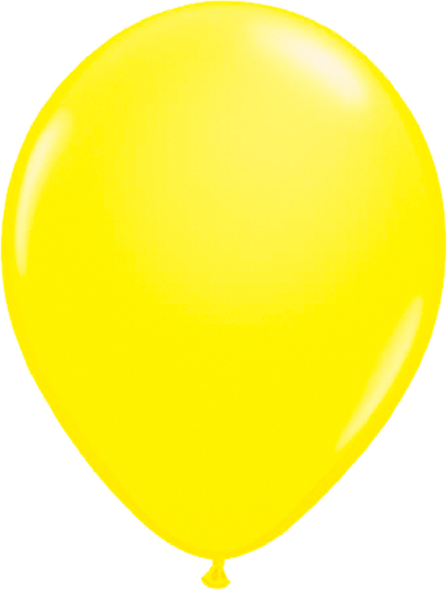 Folatex Ballonnen Neon Geel 25cm - 8 stuks