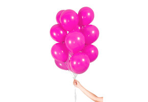 Folatex Metallic Ballonnen Magenta 23cm  - 30 stuks