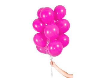 Folatex Metallic Ballonnen Magenta 23cm  - 30 stuks