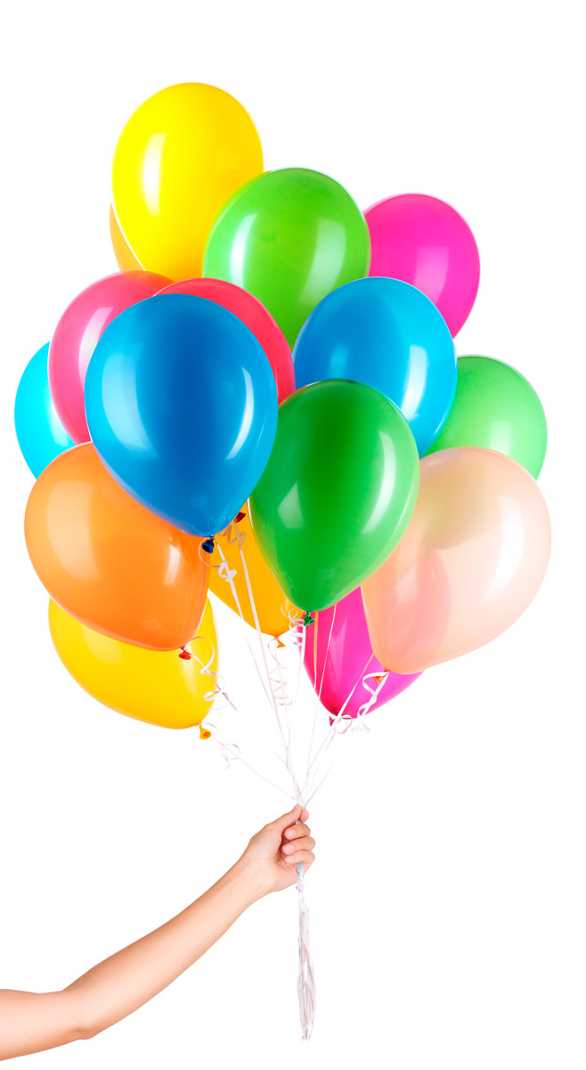 Folatex Helium Ballonnen Assorti 23cm - 50 stuks