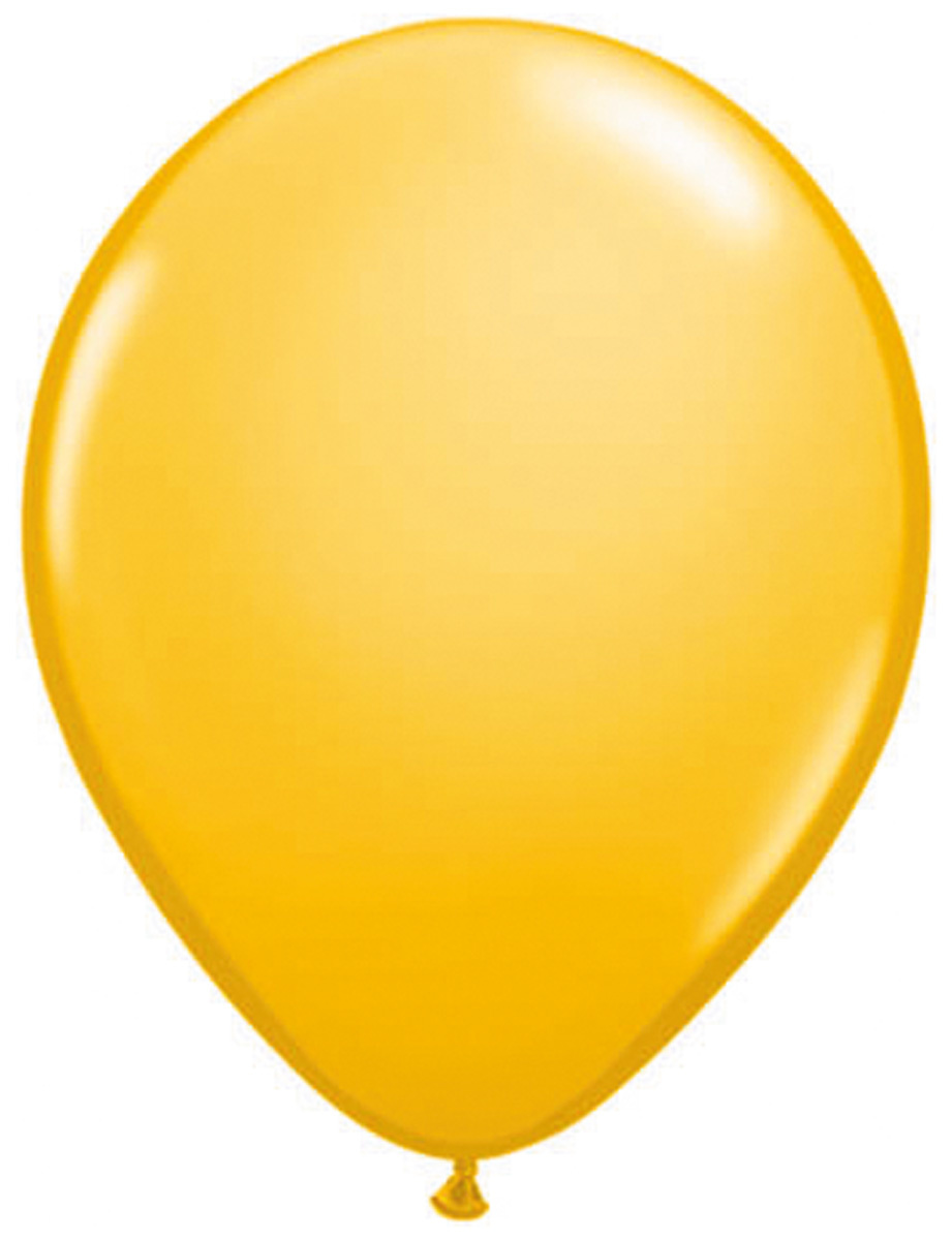 Goldenrod Kleurige Ballonnen 28cm - 100 stuks