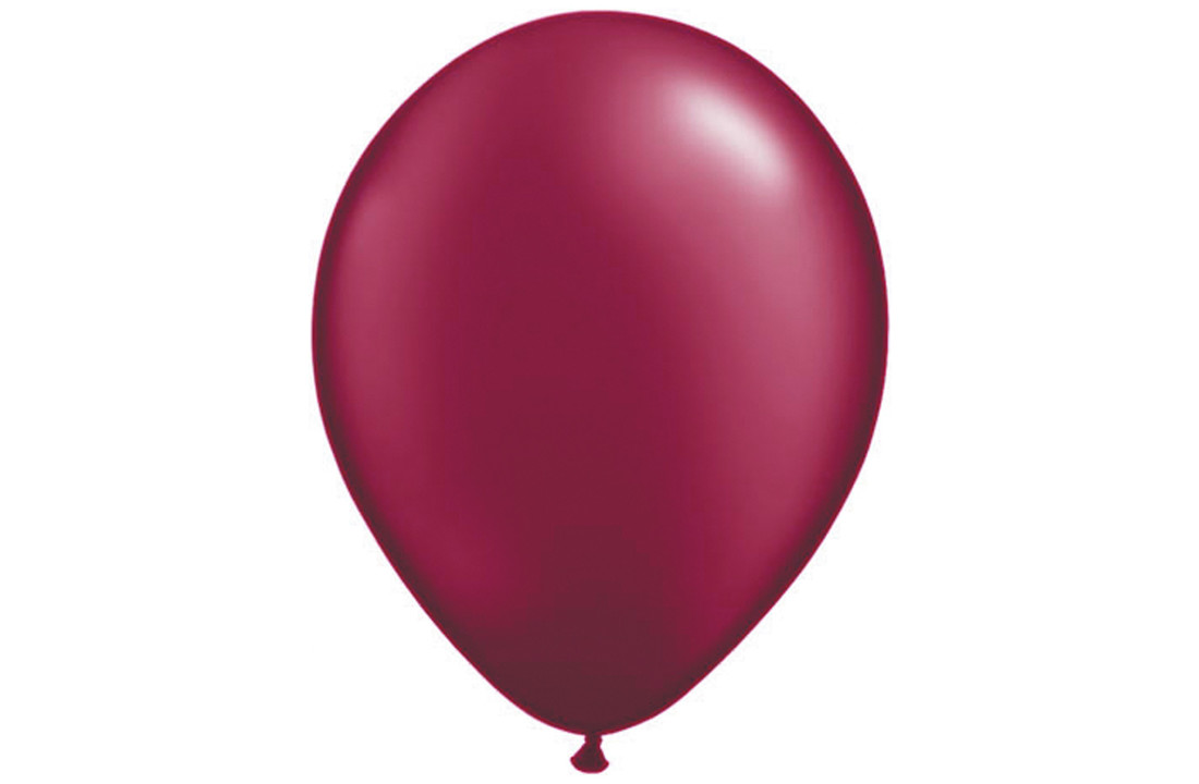 Burgundy Pearl Ballonnen 28cm - 100 stuks