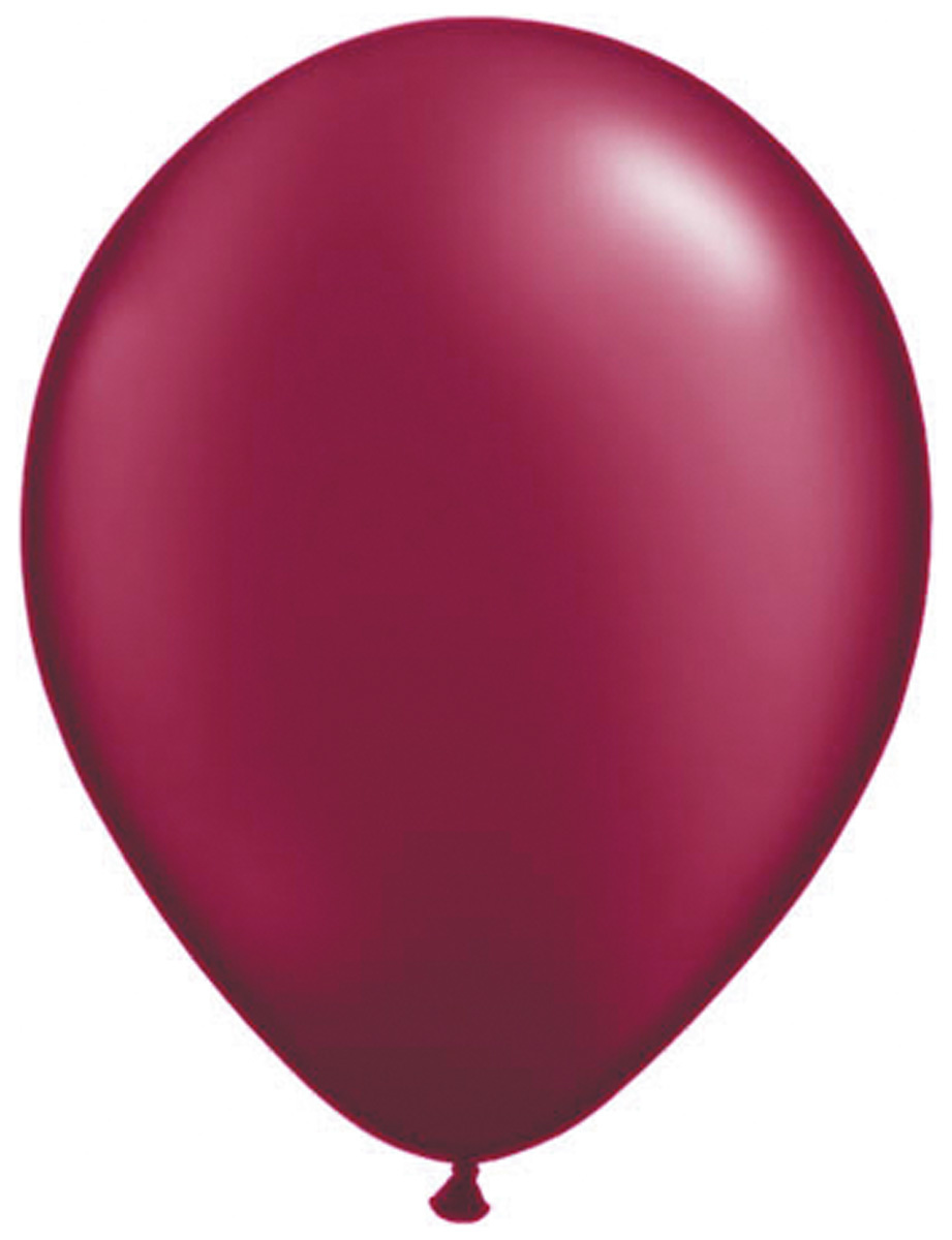 Burgundy Pearl Ballonnen 28cm - 100 stuks