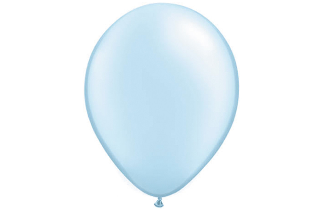 Lichtblauwe Pearl Ballonnen 28cm - 100 stuks