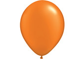 Oranje Metallic Ballonnen 28cm - 100 stuks