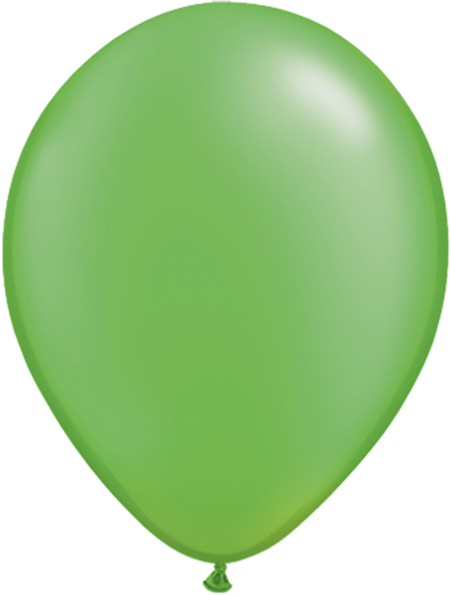 Lichtgroene Metallic Ballonnen 28cm - 100 stuks