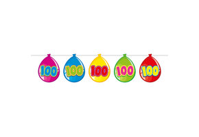 100 jaar vlaggenlijn ballon - 10 meter