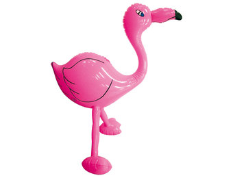 Opblaasbare Flamingo 60cm - per stuk