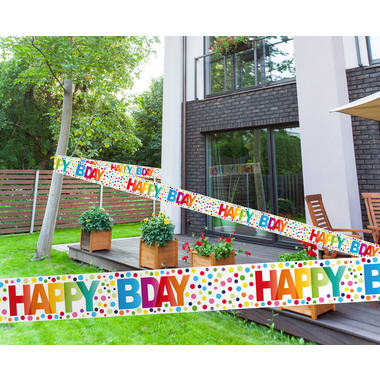 Happy Birthday Afzetlint - 15 meter