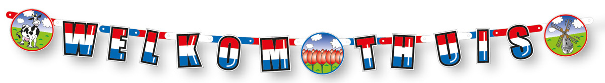 Welkom Thuis Letterslinger - 220 cm