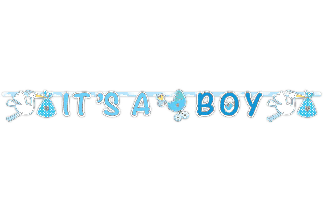 Letterslinger It's A Boy - per stuk