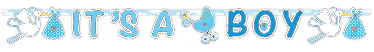 Letterslinger It's A Boy - per stuk