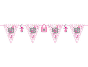 Vlaggenlijn It's A Girl - 6 meter