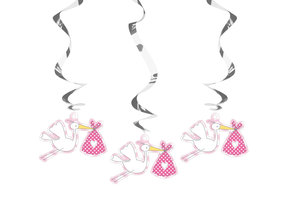 Geboorte Meisje Hangers - 3 stuks