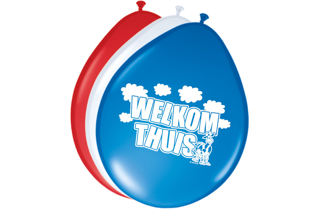 Ballonnen Welkom Thuis 30cm - 8 stuks