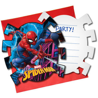 Ringlet Woud Katholiek Goedkope Spiderman Team Uitnodigingen Kopen - Feestartikelen & Versiering -  Feestartikelen Specialist
