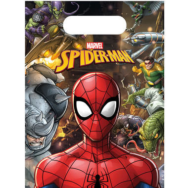 Spiderman Team Uitdeelzakjes - 6 stuks