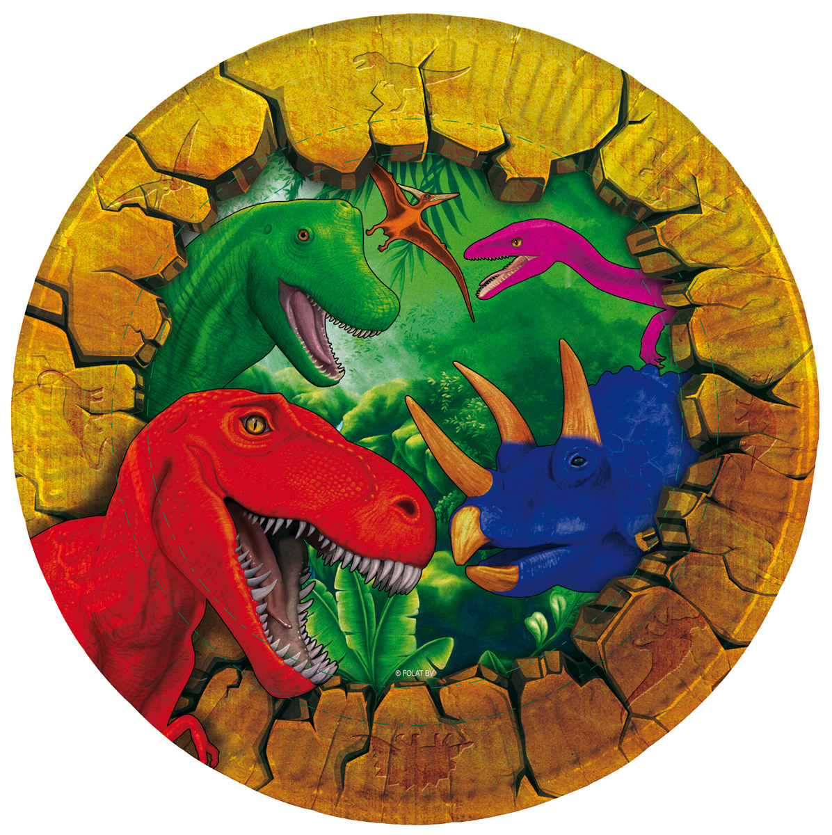 Dinosaurus Bordjes - 6 stuks