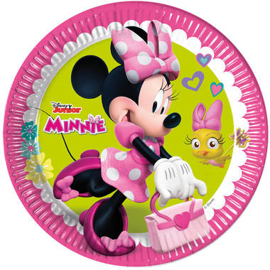 Minnie Mouse Happy Bordjes 23 cm - 8 stuks