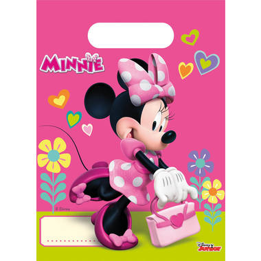 Minnie Mouse Happy Uitdeelzakjes - 6 stuks