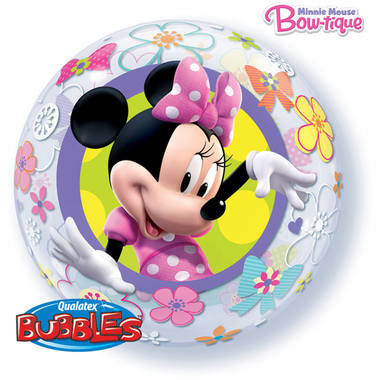 Minnie Mouse Bubbel Ballon 56cm - per stuk