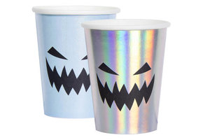 Halloween Bekertjes Creep Pastel - 6 stuks