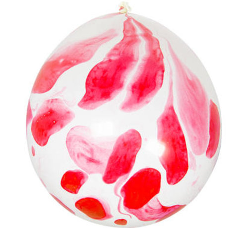Confetti Ballonnen Halloween Bloed 30cm - 4 stuks