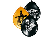 Halloween Ballonnen Assortiment 30 cm - 8 stuks
