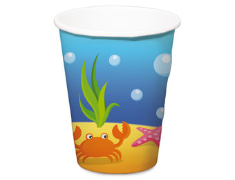 Zeemeermin  Bekers  350 ml - 4 stuks