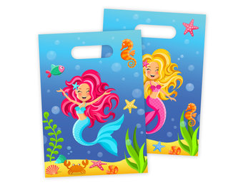 Zeemeermin  Uitdeelzakjes - 8 stuks