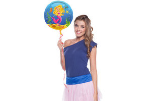 Zeemeermin  Folieballon 45 cm - per stuk