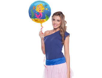 Zeemeermin  Folieballon 45 cm - per stuk