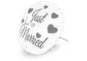 Bruiloft Parasol Prikkers Just Married - 8 stuks