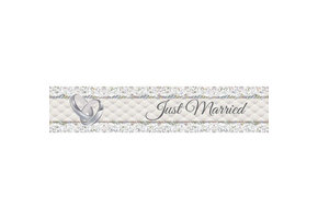 Bruiloft Foliebanner - 2,5 meter