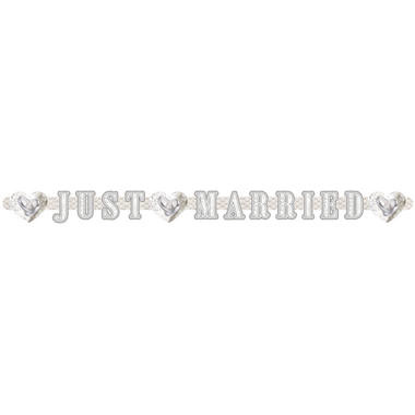 Bruiloft Letterslinger Just Married - per stuk