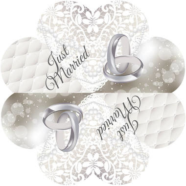 Bruiloft Servetten Just Married - 20 stuks