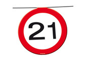 21 Jaar Verkeersbord Slinger -12 meter