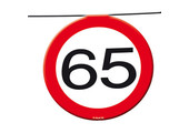 65 Jaar Verkeersbord Slinger -12 meter