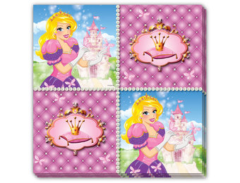 Prinsessen  Servetten - 16 stuks
