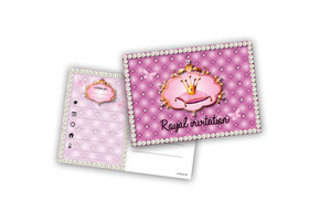 Prinsessen  Uitnodigingen - 6 stuks