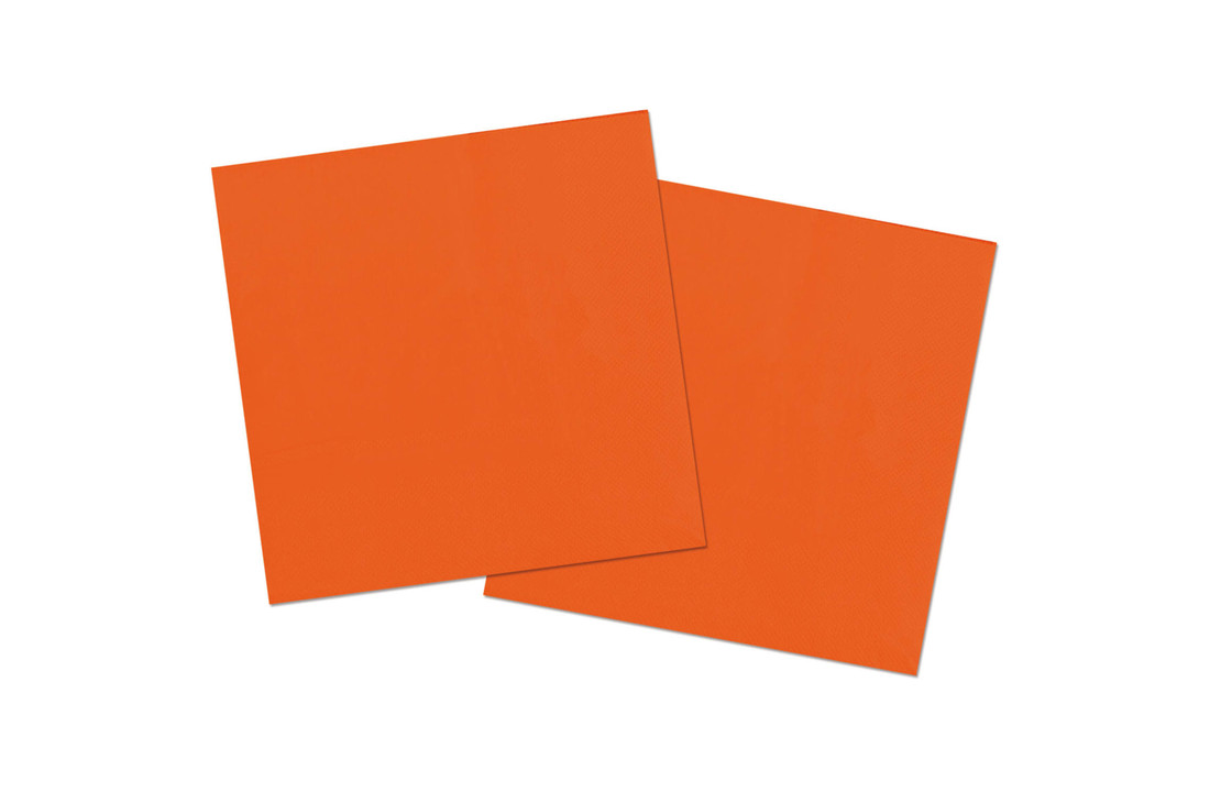 Oranje Servetten - 20 stuks