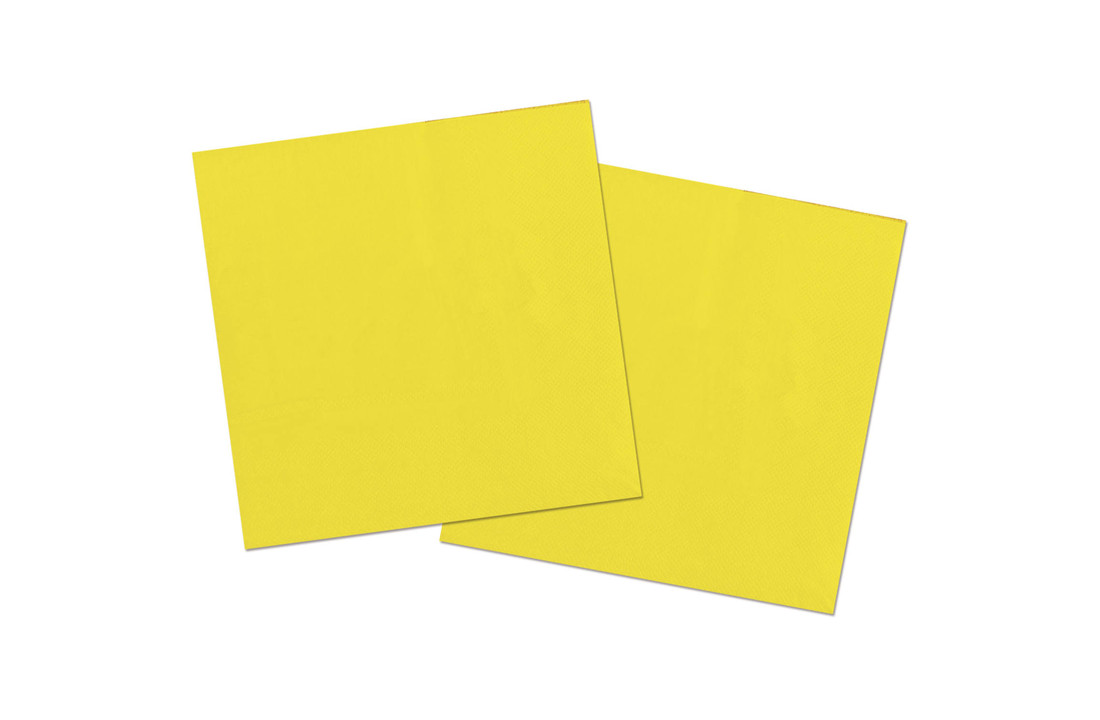 Gele Servetten - 20 stuks