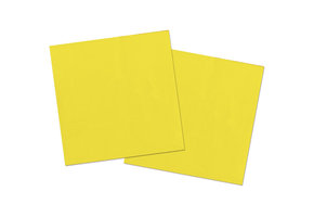 Gele Servetten - 20 stuks