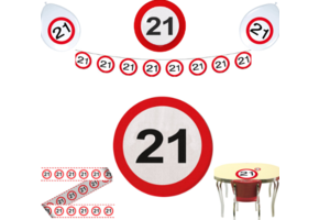 Folat - 20 Jaar Verkeersbord Slinger - 12 meter