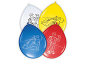 Formule 1 Ballonnen 30cm  - 8 stuks