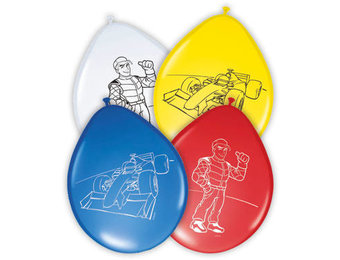 Formule 1 Ballonnen 30cm  - 8 stuks